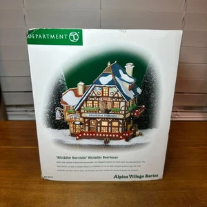 Dept 56 Altstadter Beerhouse 56218 Bierstube dipartimento villaggio di Natale alpino - Foto 1 di 10