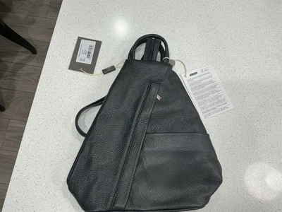 Tuscany Genuine Leather Backpack Purse Handbag Firenze Convertible Black New NWT - Image 1 of 4