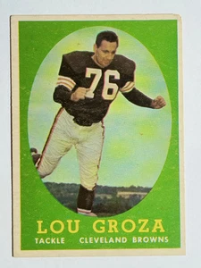 1958 Topps #52 Lou Groza (VGEX) - Picture 1 of 2