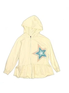 Peek... Girls Yellow Zip Up Hoodie 8 - Picture 1 of 2