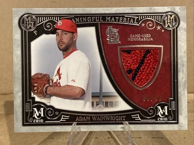 2016 Topps Museum Meaningful Material Prime Patch Adam Wainwright #MMPR-AW 30/50 - Imagem 1 de 4