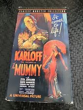 Boris Karloff The Uncanny In The Mummy VHS Universal Monsters Classic Collection