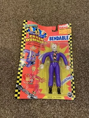 FIGURA DE ACCIÓN ORIGINAL 1992 TYCO CRASH DUMMIES SPIN FLEXIBLE Foto 1 de 4