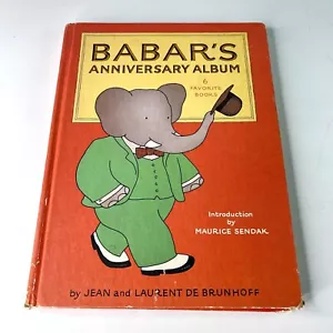 Babar’s Anniversary Album - Vintage Hardcover 6 Favorite Books 1981 De Brunhoff - Picture 1 of 11
