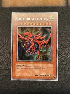 Yu-Gi-Oh! ORIGINAL 1996 SLIFER THE SKY DRAGON GB1-001 GBI-001 Ultra Rare MINTY - Picture 1 of 6