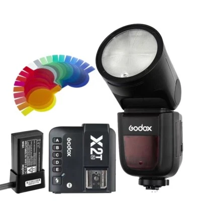 Godox V1-N Camera Flash X2T-N Bluetooth Mobile Trigger For Nikon D850 D90 D5600 - Image 1 of 4