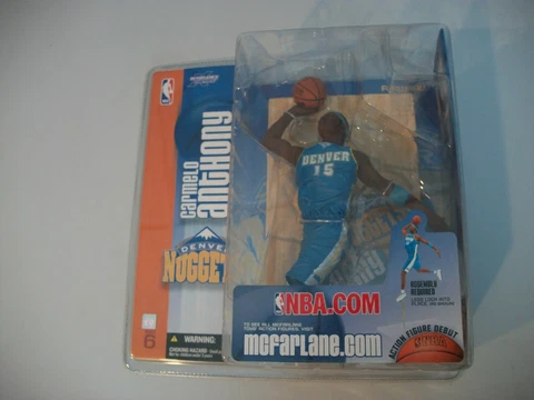 McFarlane's Sports Picks CARMELO ANTHONY Denver Nuggets Series 6 NBA 2004 Cover