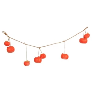 Realistic Artificial Fruit String for Home Ornament Plastic Persimmon Hangings - Picture 1 of 8