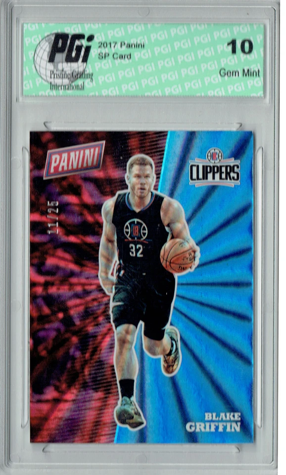 Blake Griffin 2017 Panini Rainbow SP #BK12 Only 25 Made Card PGI 10 - Image 1 of 1