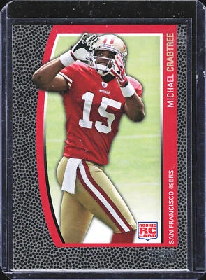 2009 Topps Unique Michael Crabtree Rookie #180 49ers - Image 1 of 2