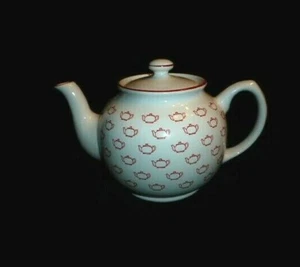 SADLER, England Red & White "Teapot Design" Novelty Teapot, Appears Unused, A+ - Picture 1 of 8