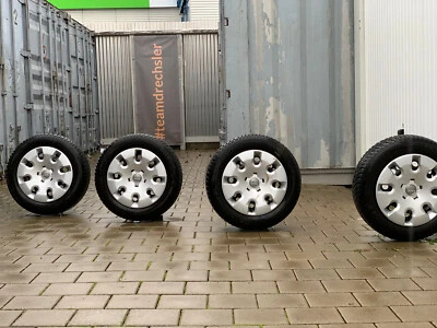 4x Winterkomplettstahlrad Audi A1 Kappe Michelin AlpinA4 185/60 R15 - Bild 1 von 4