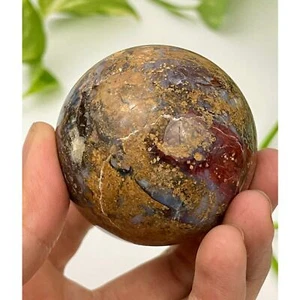 Pietersite Stone Crystal Quartz Ball 203g Healing Sphere 53mm - Picture 1 of 13