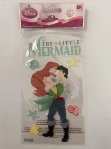 Disney Princess LITTLE MERMAID Scrapbooking Sticker Jolee's EK Success 7 Pcs NIP - Picture 1 of 1