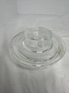 Pyrex Flameware 77-C Replacement Glass Coffee Percolator 4 Cup Carafe LID ONLY - Picture 1 of 5