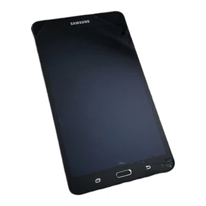 Samsung Galaxy Tab A SM T280 - 8GB, Android 5.1, Wi-Fi, 7", Black Read CRACKED - Picture 1 of 4