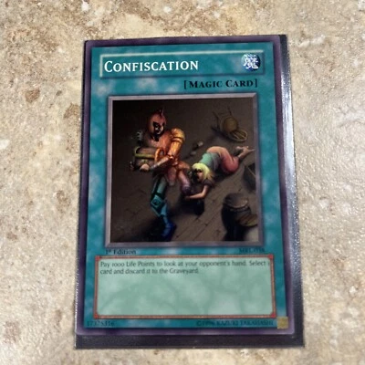 Yugioh Confiscation MRL-038 1st Edition Super Rare - LP/NM - Image 1 of 4