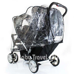 Universal Graco Stadium Duo Tandem Double Raincover Safety 1st Combi - Picture 1 of 5