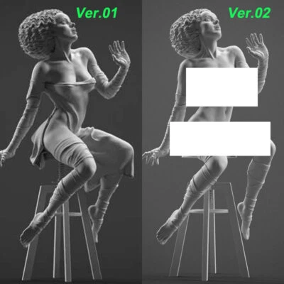 3D Print  2Versions Bride Of Frankenstein GK Model Kit Unpainted Unassembled GK - Image 1 of 4