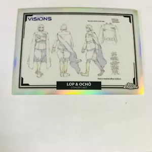 2021 Topps Star Wars Chrome Legacy Visions Concept Art SWV-2 Lop & Ocho - Picture 1 of 2