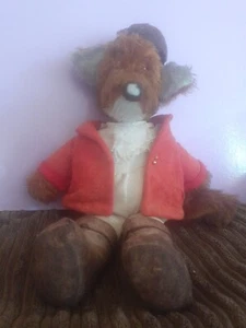 QUIRKY UNUSUAL ANTIQUE VINTAGE OLD ENGLISH FOX HUNTING TROPHY MASCOT SOFT TOY - Bild 1 von 8