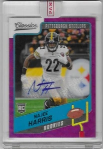 Najee Harris 2021 CLASSICS NFL ROOKIE AUTOGRAPH CARD #168 Steelers RC AUTO SP/25 - Picture 1 of 2