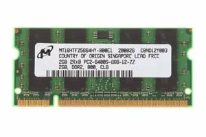 2GB Apple iMac 8.1 A1224 / 8.1 A1225 DDR2 PC2-6400S Laptop RAM Notebook Memory - Picture 1 of 6