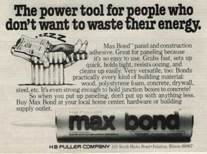 1978 Vintage Print Ad Max Bond The power tool for people who don't want to waste - Picture 1 of 2