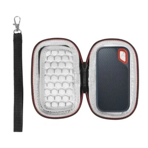 Boîtier de transport dur boîte de rangement accessoires sac poche pour SanDisk E30 E60 E61 SSD - Photo 1/14