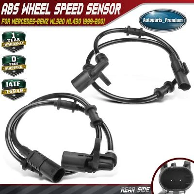 Sensor de velocidad de rueda ABS trasero izquierdo y derecho para Mercedes-Benz ML320 ML430 1999-2001 Foto 1 de 4