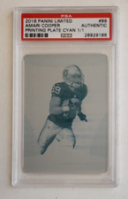 2016 PANINI 1/1 AMARI COOPER PSA CYAN PRINTING PLATE! PRICED TO SELL! $50!