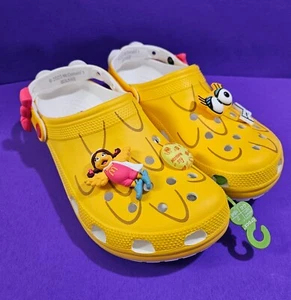 NUEVO ZUECO CROCS X MCDONALD'S BIRDIE CLÁSICO HOMBRE TALLA 9 MUJER TALLA 11 con Bolso - Imagen 1 de 11
