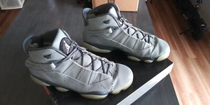Nike Air Jordan 6 Rings Metallic Silver Graphite size 9.5 with BOX 322992-001 - Picture 1 of 14