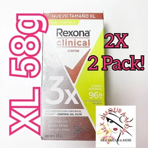 2X REXONA CLINICAL Maximum Protection Stress Control Deodorant For Women 58g - Picture 1 of 2