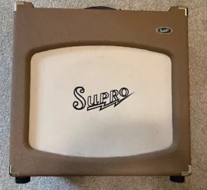 Supro Sahara Zinky  guitar amplifier  Early SN: 024  Made in USA   Clean ! - Picture 1 of 12