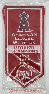 Anaheim Angels 7" American League Western Division Champions Pennant Team Promo