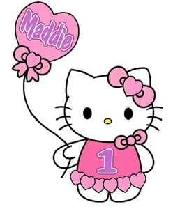 CAMISETA CUMPLEAÑOS HELLO KITTY Personalizada #2 Cualquier Nombre y Edad Estampada Súper Suave - Imagen 1 de 6