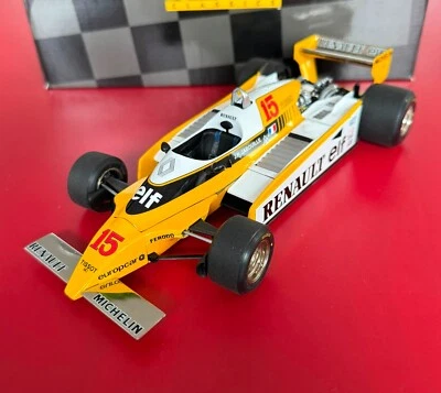 EXOTO. GRAND PRIX CLASSICS. RENAULT RE-20 TURBO. No. 15.  1/18 SCALE. - Image 1 of 4
