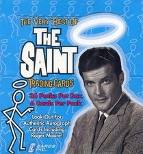 Saint The Very Best of The Saint Card Box 36 Packs Cards Inc. Roger Moore