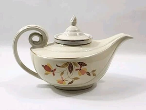 VTG Hall Superior China Autumn Jewel Tea Aladdin Teapot with infuser Granny Core - Picture 1 of 9
