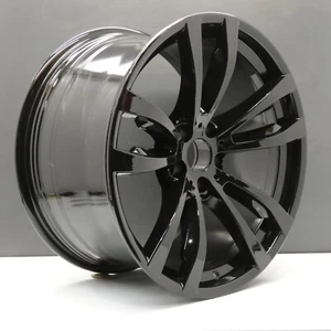 BMW X5 F15 E70 X6 F16 20'' BLACK ALLOY WHEEL 11J REAR OEM STYLE 469 GENUINE X1 - Picture 1 of 14