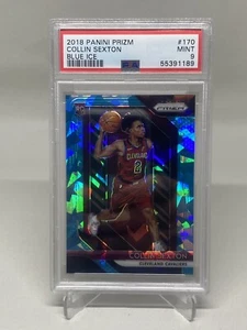 Novato Collin Sexton 2018-19 Panini Prizm azul hielo prizm radiocontrol #d/99 PSA como nuevo 9 - Imagen 1 de 2