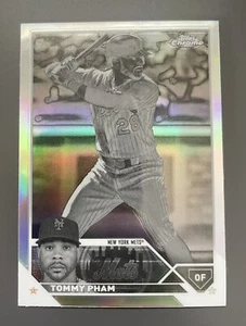 2023 Topps Chrome Update Negative Refractor Tommy Pham #USC61 - Picture 1 of 2