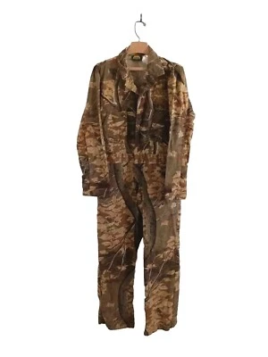 Cabela’s Hunting Coveralls Mens Medium Regular Chest 38-40 Woodland Camo USA - Image 1 of 4