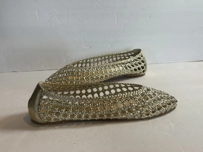 Балетная плоская сетка Easy Spirit Gold Open. Размер 11. Комфорт. Новый. - Изображение 1 из 4