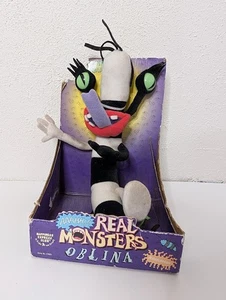 New Vintage Factory Sealed AAAHH!! Real Monsters Oblina Plush Nickelodeon 1995 - Picture 1 of 8