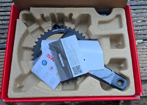 NEU SRAM Rival 1 Wide DUB Kurbelgarnitur 40t 165mm mit QUARQ POWERMETER - Bild 1 von 4