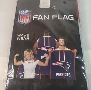 New England Patriots NFL Sammlerstück Flagge/Cape Wave It/Wear It 31,5"x47" - Bild 1 von 3