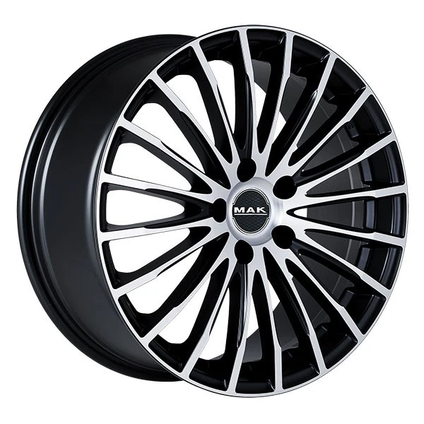 Cerchi in lega MAK Mercedes S-klasse 221 Fatale Ice Black 18p 8j 5x112