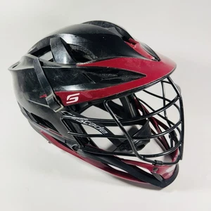 Cascade S Lacrosse Helm schwarz/rot Größe OSFM - Bild 1 von 3